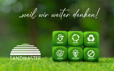 Nachhaltigkeit bei Sandmaster spielt weiter eine bedeutende Rolle